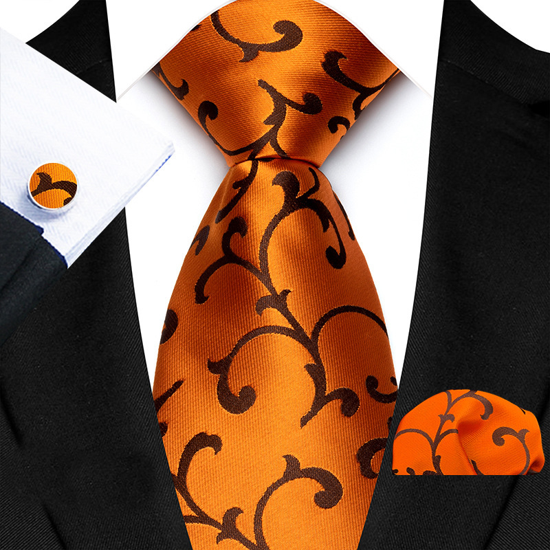 100% Silk Tie Set for Men Luxu - đánh giá và giá Pocket Square Set