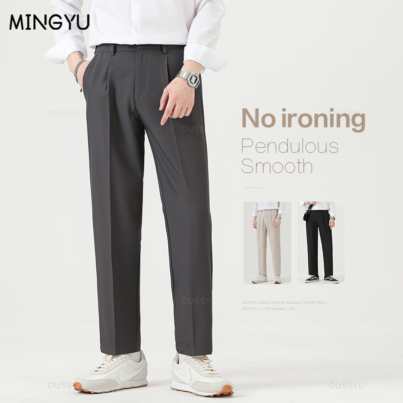 Brand Clothing Smooth Suit Pan - đánh giá và giá Young Men Formal Wear