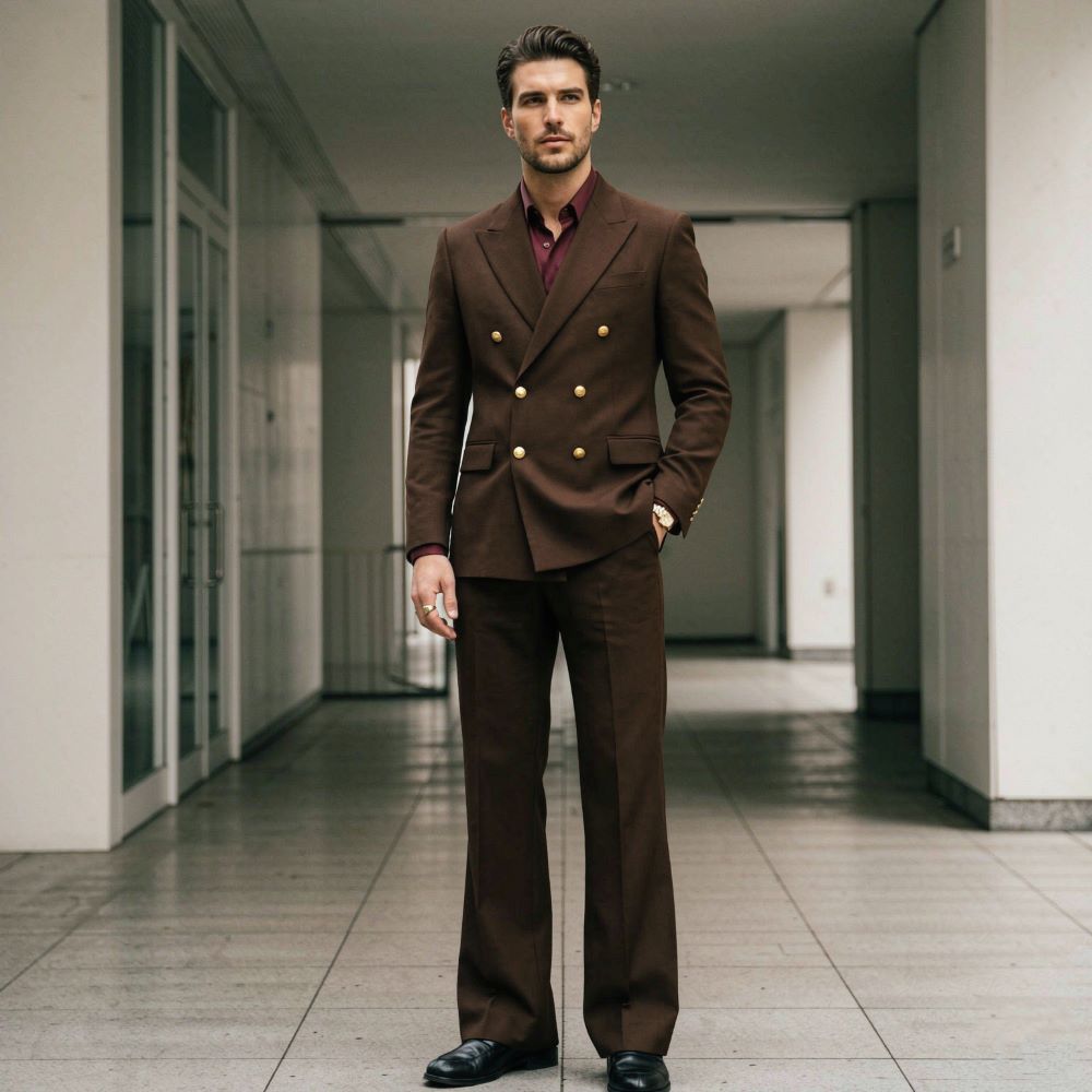 2 Pieces Men Relaxed Fit Suit  - đánh giá và giá Men'S Relaxed Formal Wear