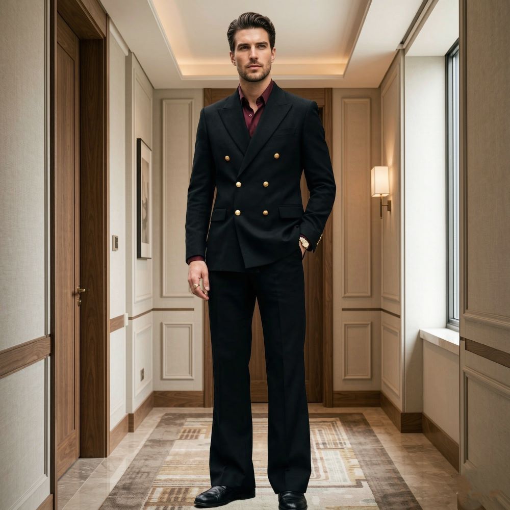 2 Pieces Men Relaxed Fit Suit  - đánh giá và giá Men'S Relaxed Formal Wear