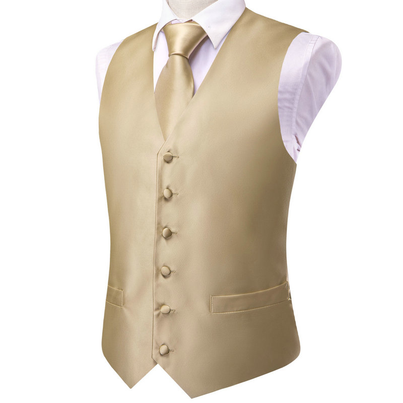 VerveRow Men Solid Satin V‑Nec - đánh giá và giá Men Formal Wear Vest