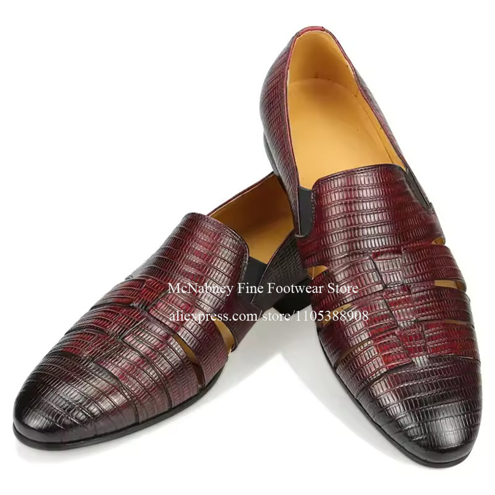Breathable Cutout Burgundy Bla - đánh giá và giá Men Formal Wear For Wedding