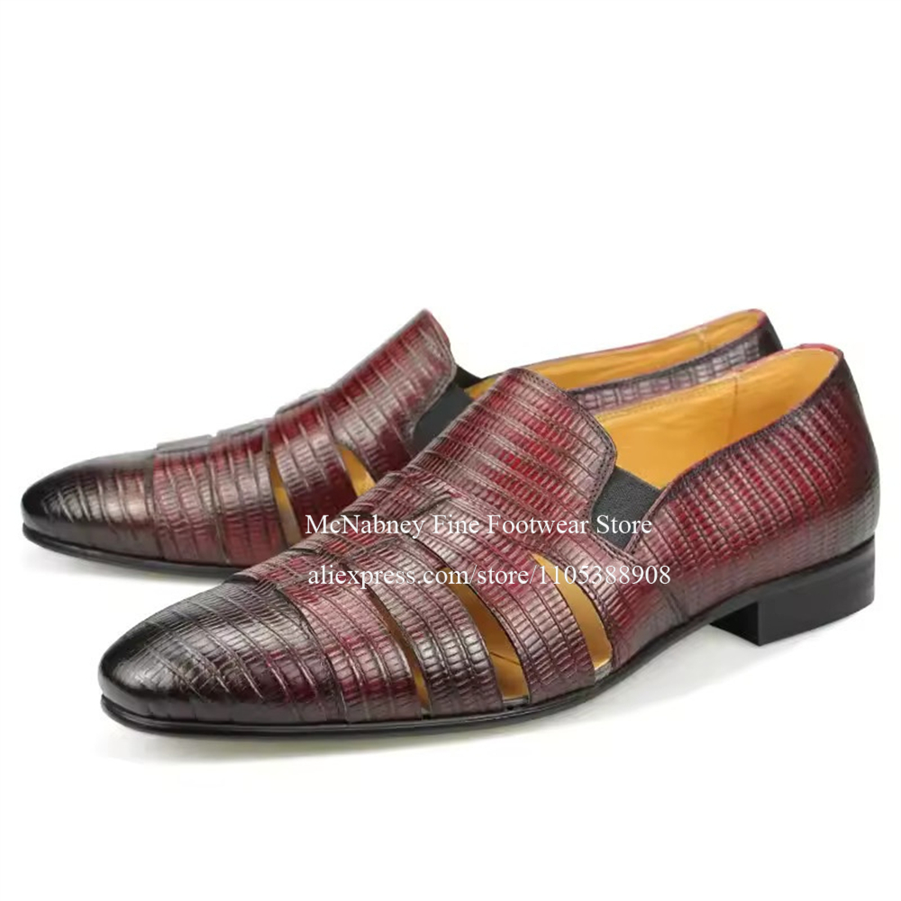 Breathable Cutout Burgundy Bla - đánh giá và giá Men Formal Wear For Wedding