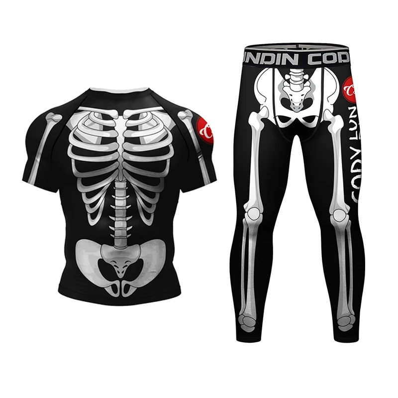 New Skull Rashguard Jiu Jitsu  - đánh giá và giá Men'S Used Formal Wear