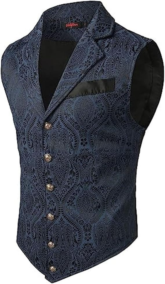 Men Multi Colors Victorian Flo - đánh giá và giá Men Formal Wear Vest