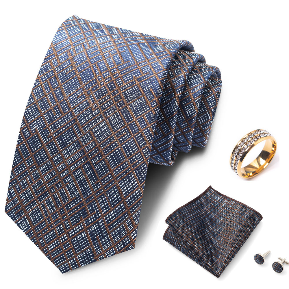 Striped Men's Tie Set, Stylish - đánh giá và giá Men Formal Wear For Wedding