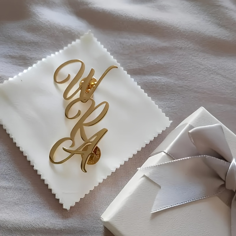 Custom Monogram Initial Name S - đánh giá và giá Tuxedo Lapel Pin