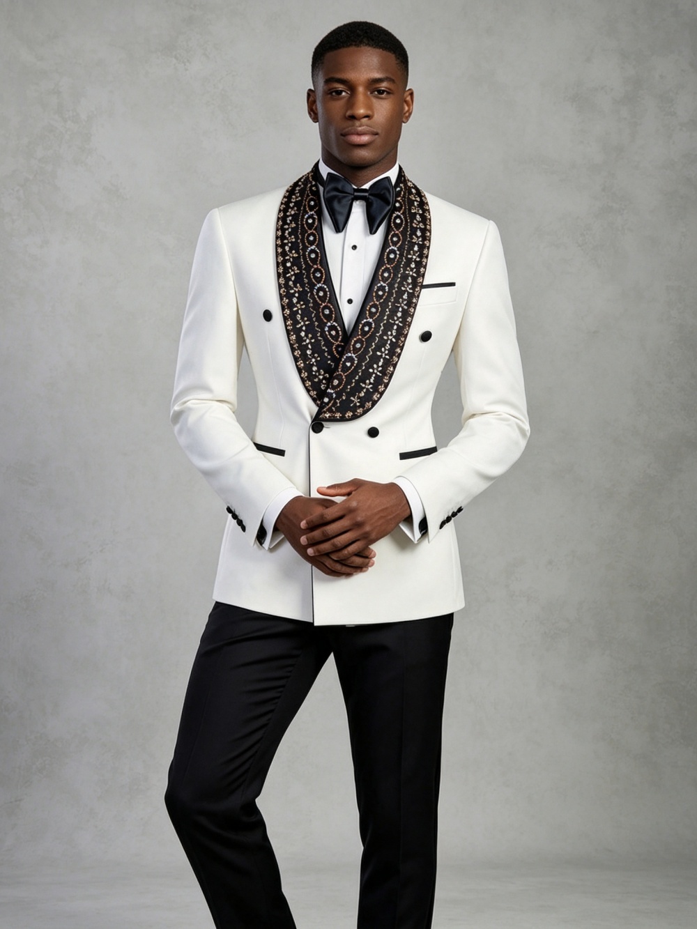 Double Breasted Men's Golden B - đánh giá và giá Men Formal Wear For Wedding