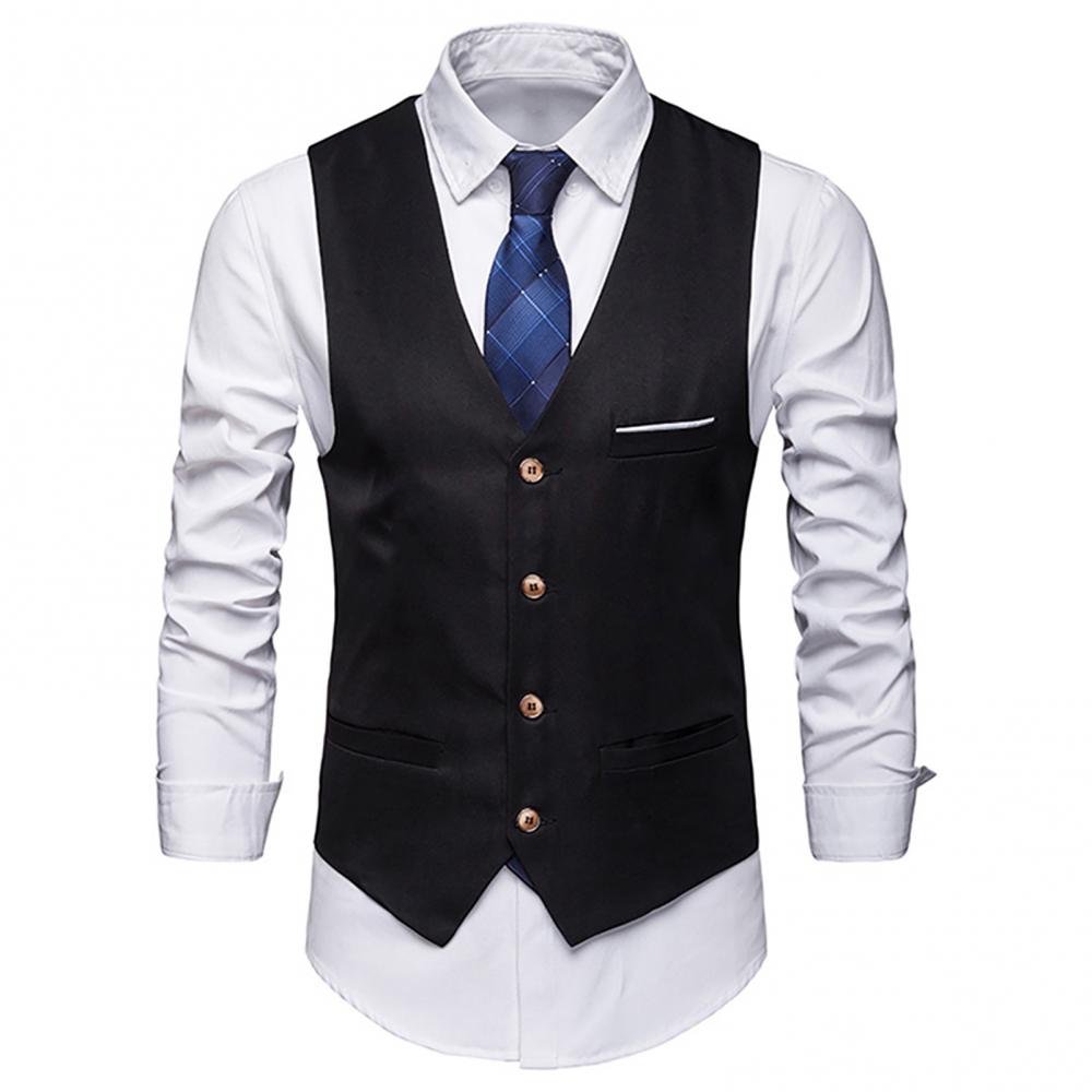 Dress Vests For Men Slim Fits  - đánh giá và giá Men Formal Wear Vest
