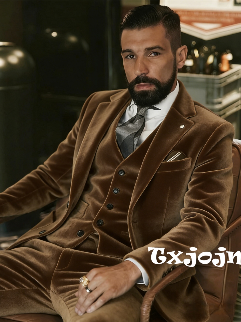Men's Velvet Suits 3 Pieces Da - đánh giá và giá Men Formal Wear For Wedding