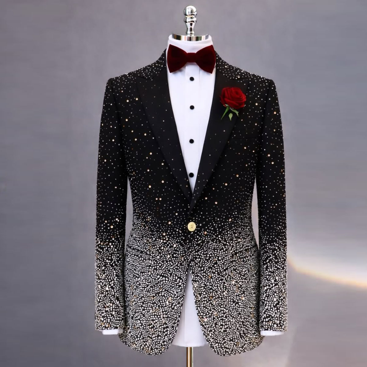 Handsome Rhinestone Diamond Me - đánh giá và giá Men'S Used Formal Wear