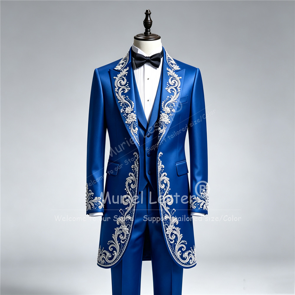 Luxury Man Wedding Tuxedo Suit - đánh giá và giá Men Formal Wear For Wedding